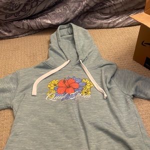 Quiet storm cropped hoodie long sleeve